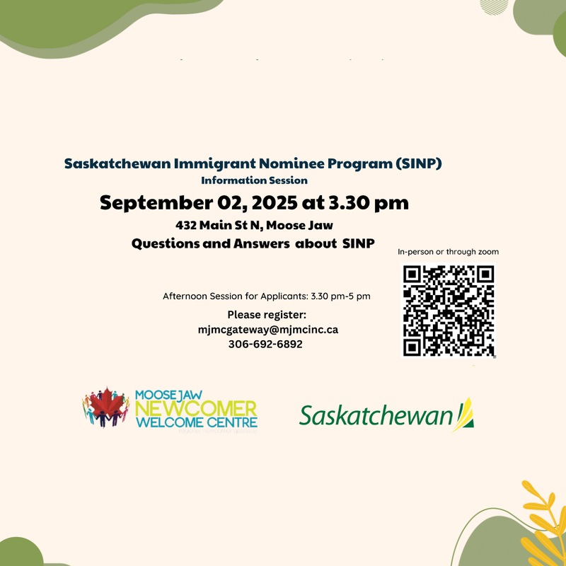Saskatchewan Immigrant Nominee Program (SINP) - Information Session ...